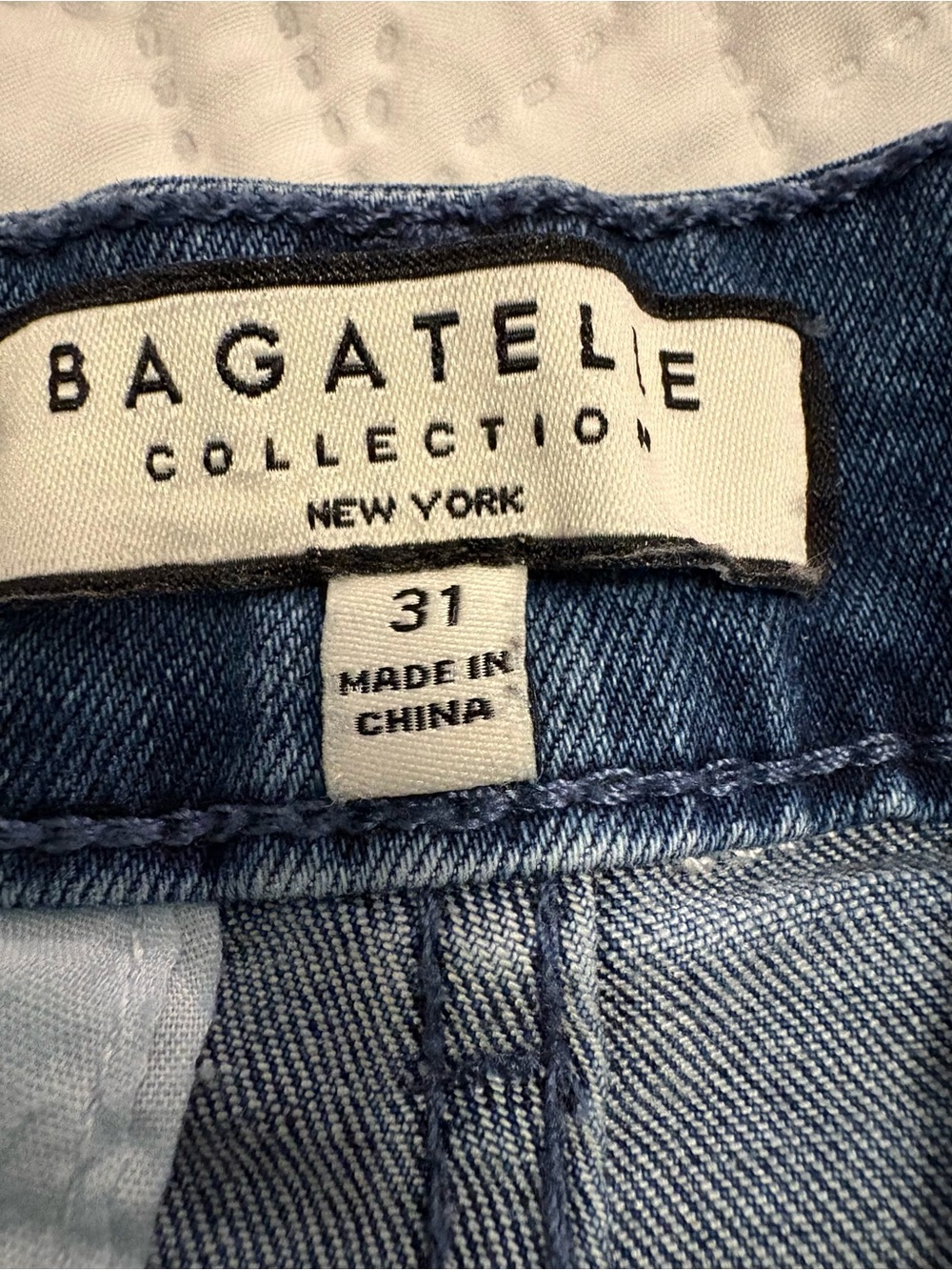 Bagatelle Collection High Rise Pleated Wide Leg Trouser Jeans Quiet Luxury Sz 31 - Picture 3 of 11